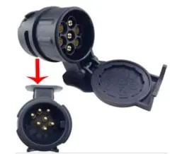 Traileradapter 13 > 7 P 12 Volt