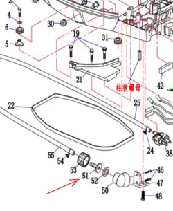 External water pipe plug 20EFI