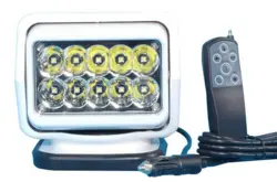 Søgelygte, LED, 12V - 50 Watt (med fjernbetjening)