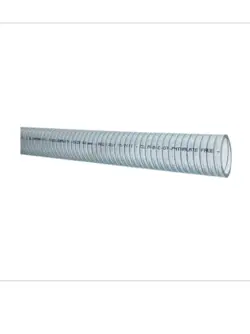 PVC slange med stålspiral 3 Meter