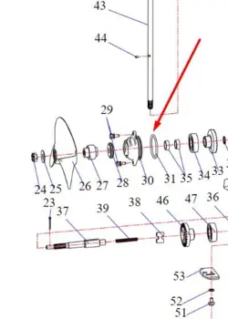 O-ring lower casing