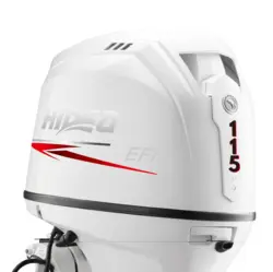 Hidea 115 HK EFI 4-Takt (Pearl White)  - Fjernbetjening, Elstart & Powertrim