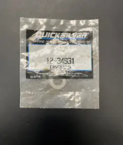 Quicksilver washer (.406 x .734 x .063) Stainless Steel