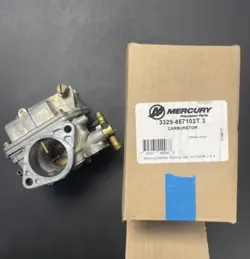 MERCURY Carburetor (upper center), ny, passer til bl.a. 60 HK Mariner/Mercury