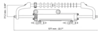 Hydraulisk cylinder op til 115 HK