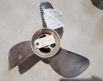 Volvo Penta Original Duoprop F5 Rear 3851475, Rustfri (122)