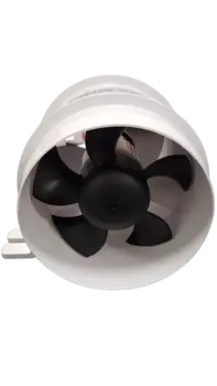 Motorrums ventilator
