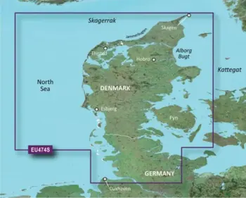 Garmin EU474S Nord Danmark og Eider
