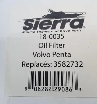 Sierra Oil Filter, Diesel, Full Flow