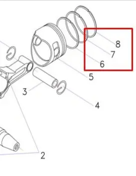 Piston ring sæt 4HK