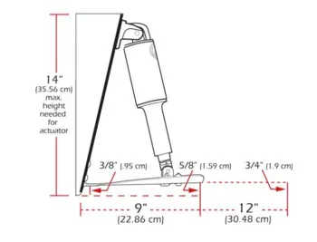 Dowin Elektrisk Trim Plan System - 9" m/panel & Led