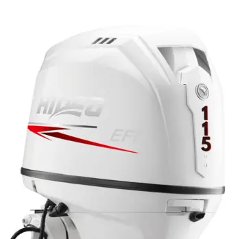 Hidea 115 HK EFI 4-Takt (Pearl White)  - Fjernbetjening, Elstart & Powertrim