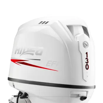 Hidea 130 HK EFI 4-Takt (Pearl White) - Fjernbetjening, Elstart & Powertrim