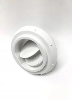 Varmluftdyse lukbare Hvid 60 mm