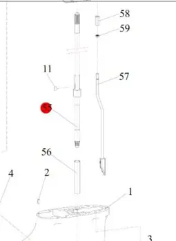 Driving shaft 9.9hk kort