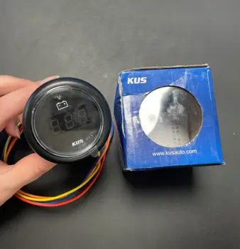 Kus digital voltmeter 9-32v, sort, 12/24v