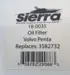 Sierra Oil Filter, Diesel, Full Flow