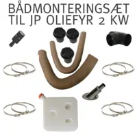 Bådmonteringssæt for JP 2KW OLIEFYR incl. tank